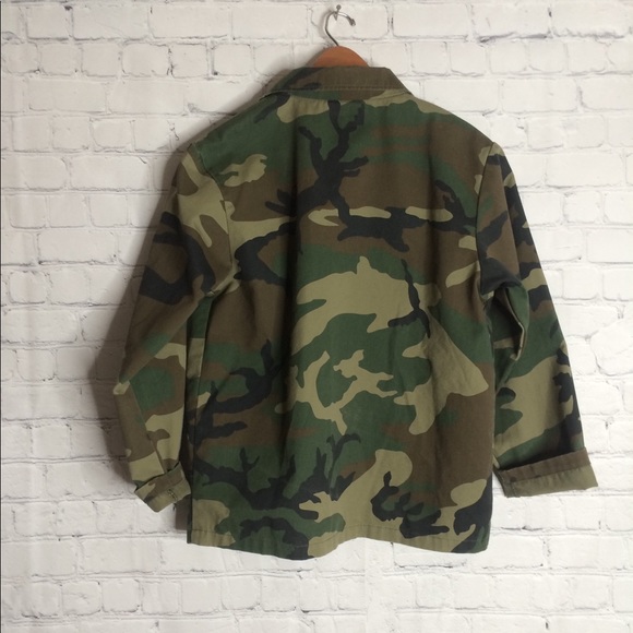 Rare smaller size army camouflage jacket - Picture 4 of 6